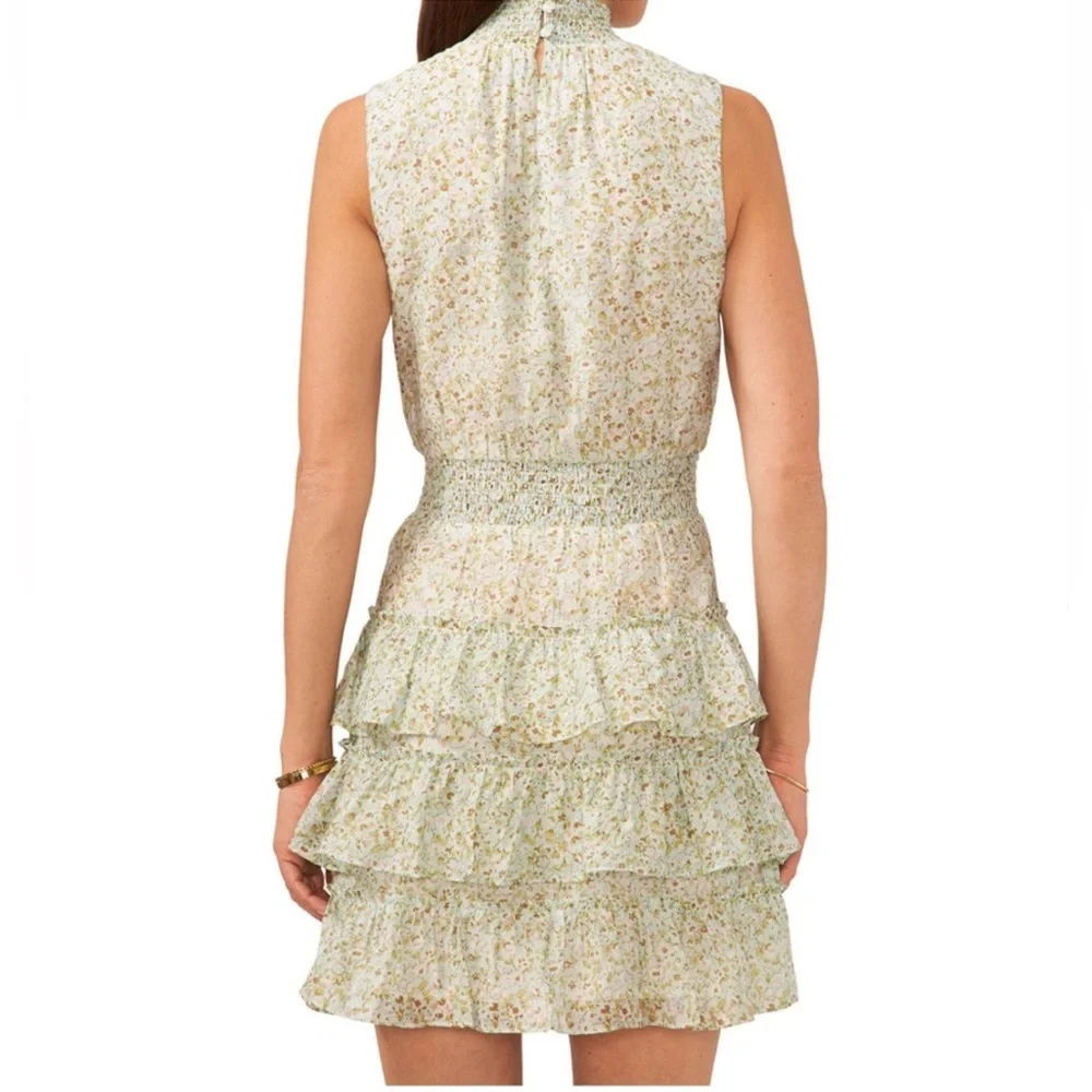 1.State Floral Tiered Mini Dress women’s size small - Picture 2 of 13